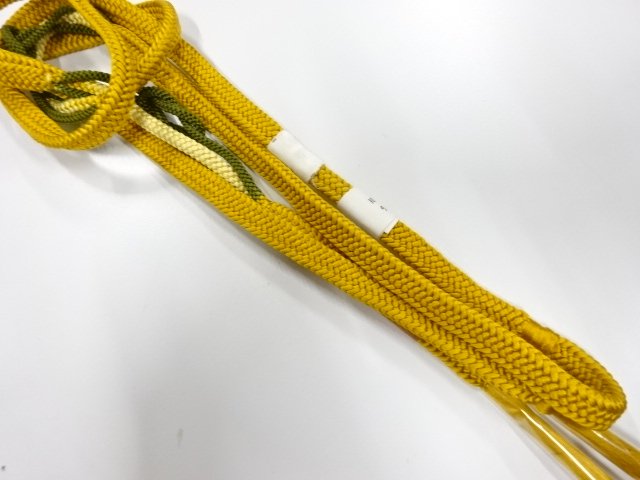 未使用品　正絹　手組帯締め